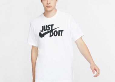 NIKE SPORTSWEAR `JUST DO IT` SWOOSH TEE ΑΣΠΡΟ - NIKE - 